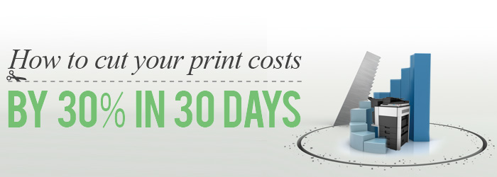 Save 30% in 30 days on your print costs